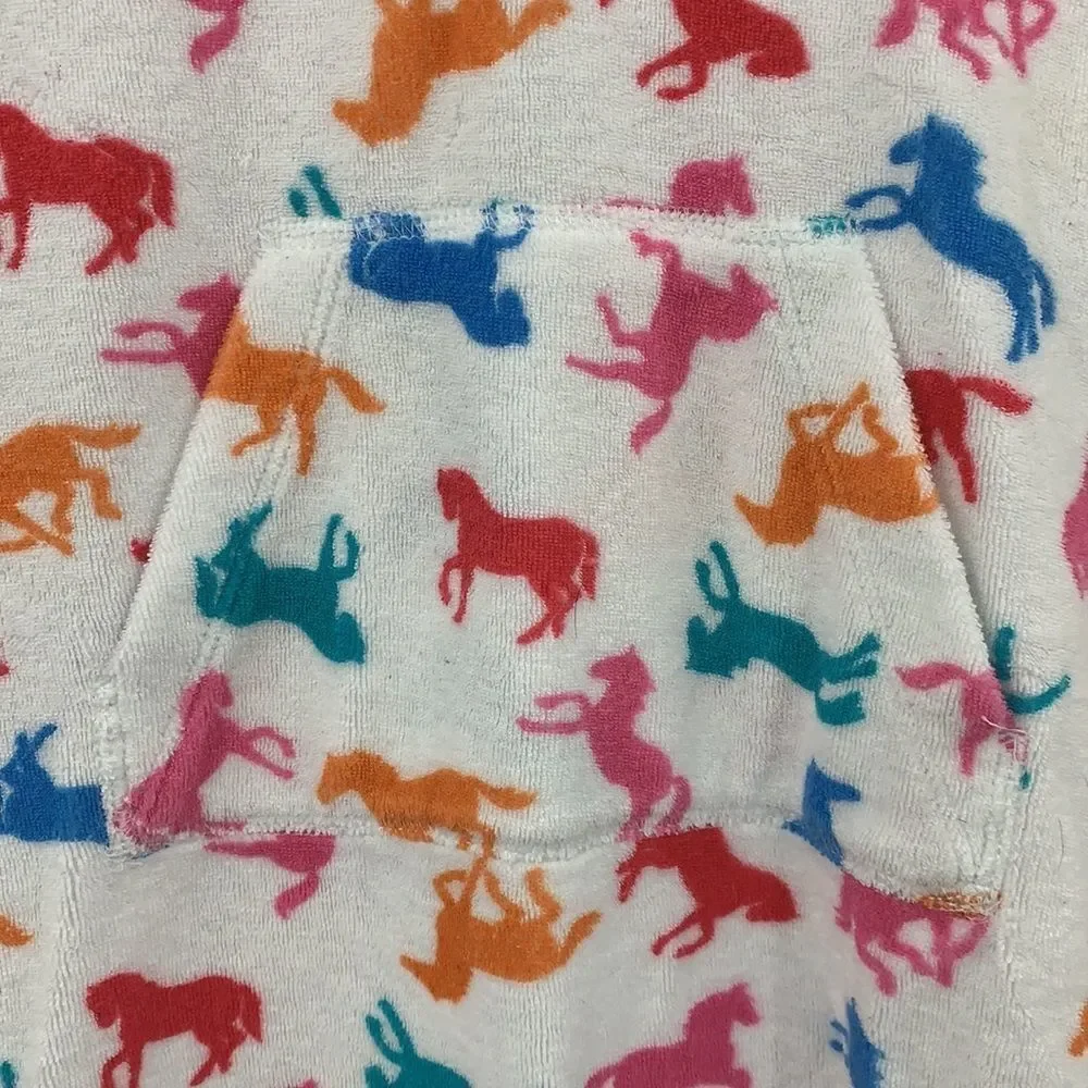 Garnet‎ Hill Unicorn Terrycloth Swim Coverup Sz L